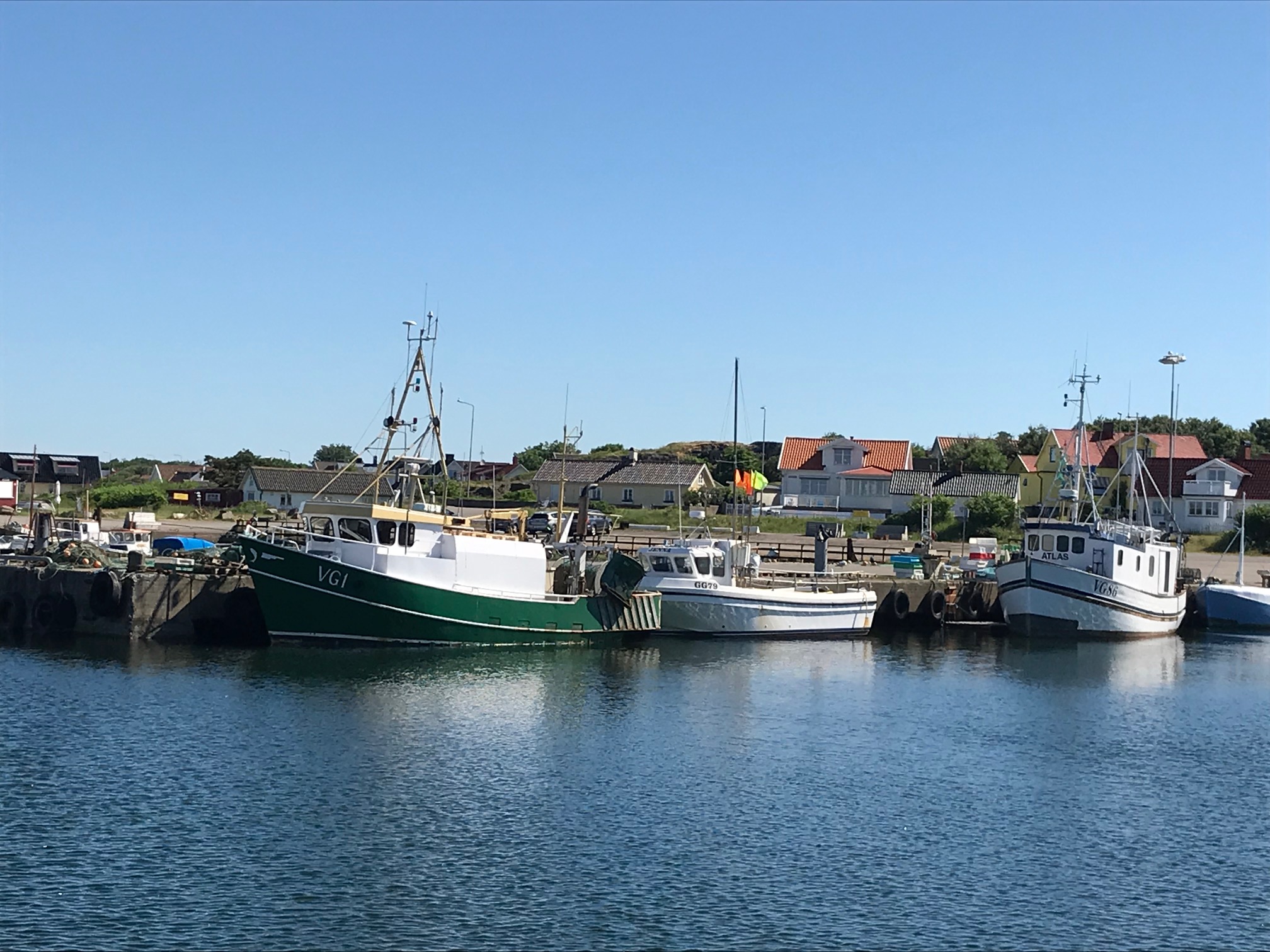 Båt -Båtar Utvecklat fiske i kattegatt